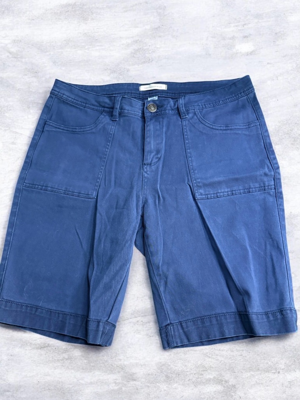 Canyon River Blues Navy Button-Front Shorts